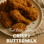 Crispy Buttermilk Fried Chicken That Beats Takeout