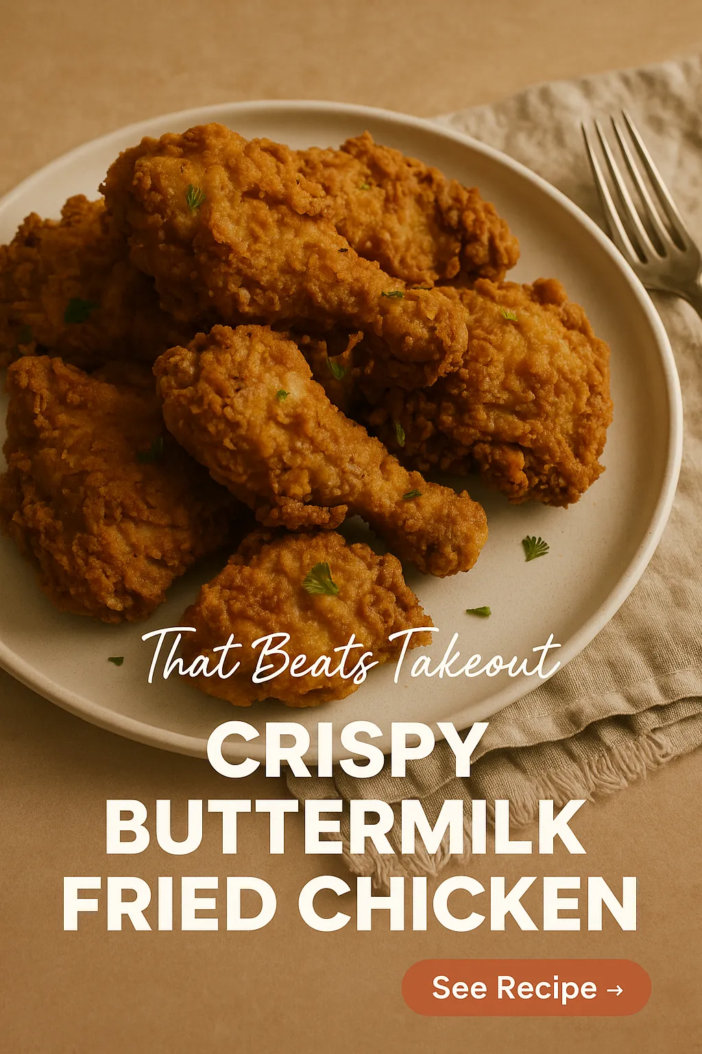Crispy Buttermilk Fried Chicken That Beats Takeout