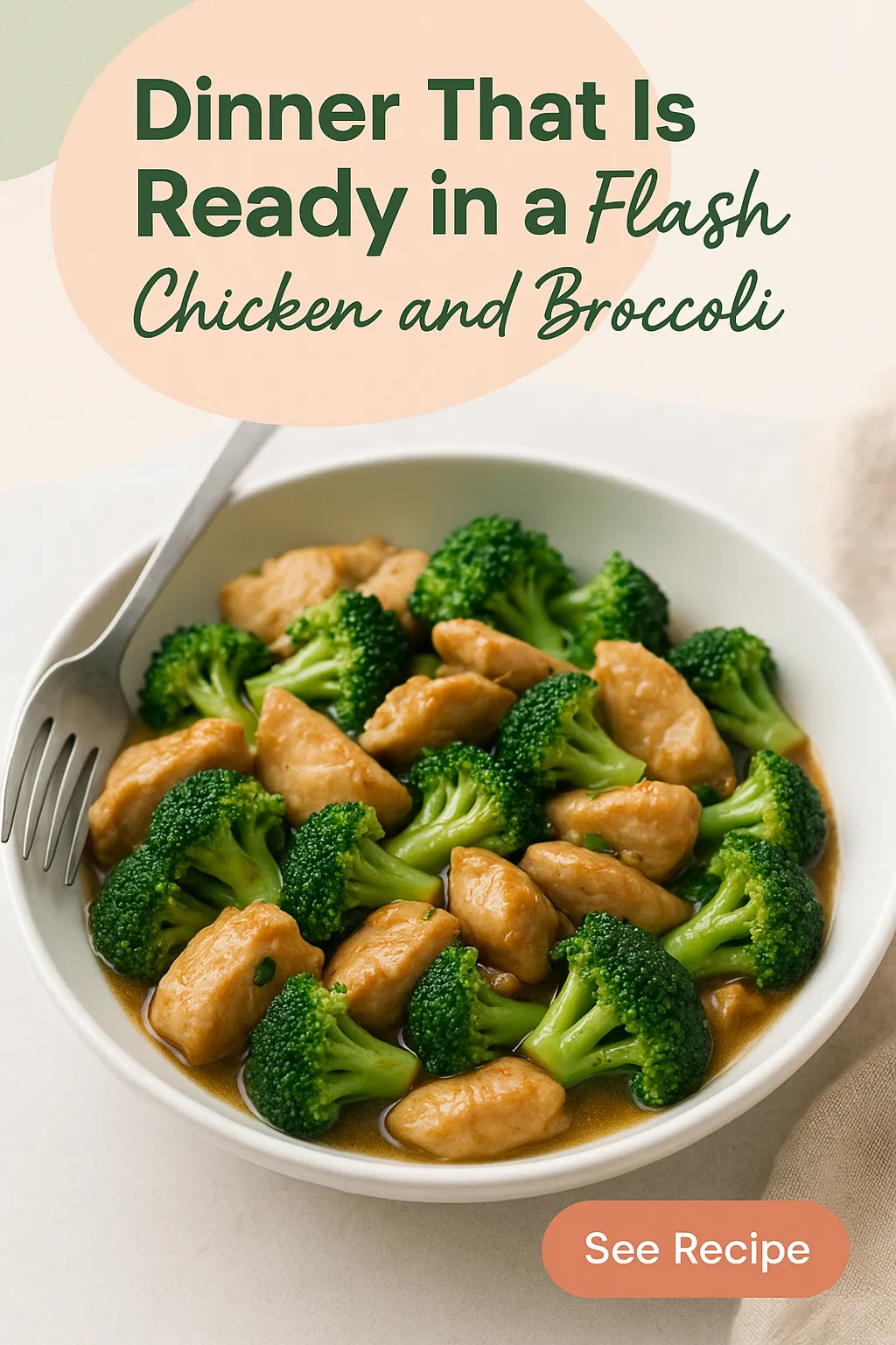 Dinner That Is Ready in a Flash Chicken and Broccoli