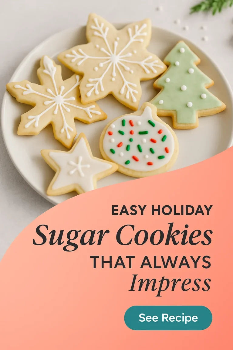 Easy Holiday Sugar Cookies That Always Impress