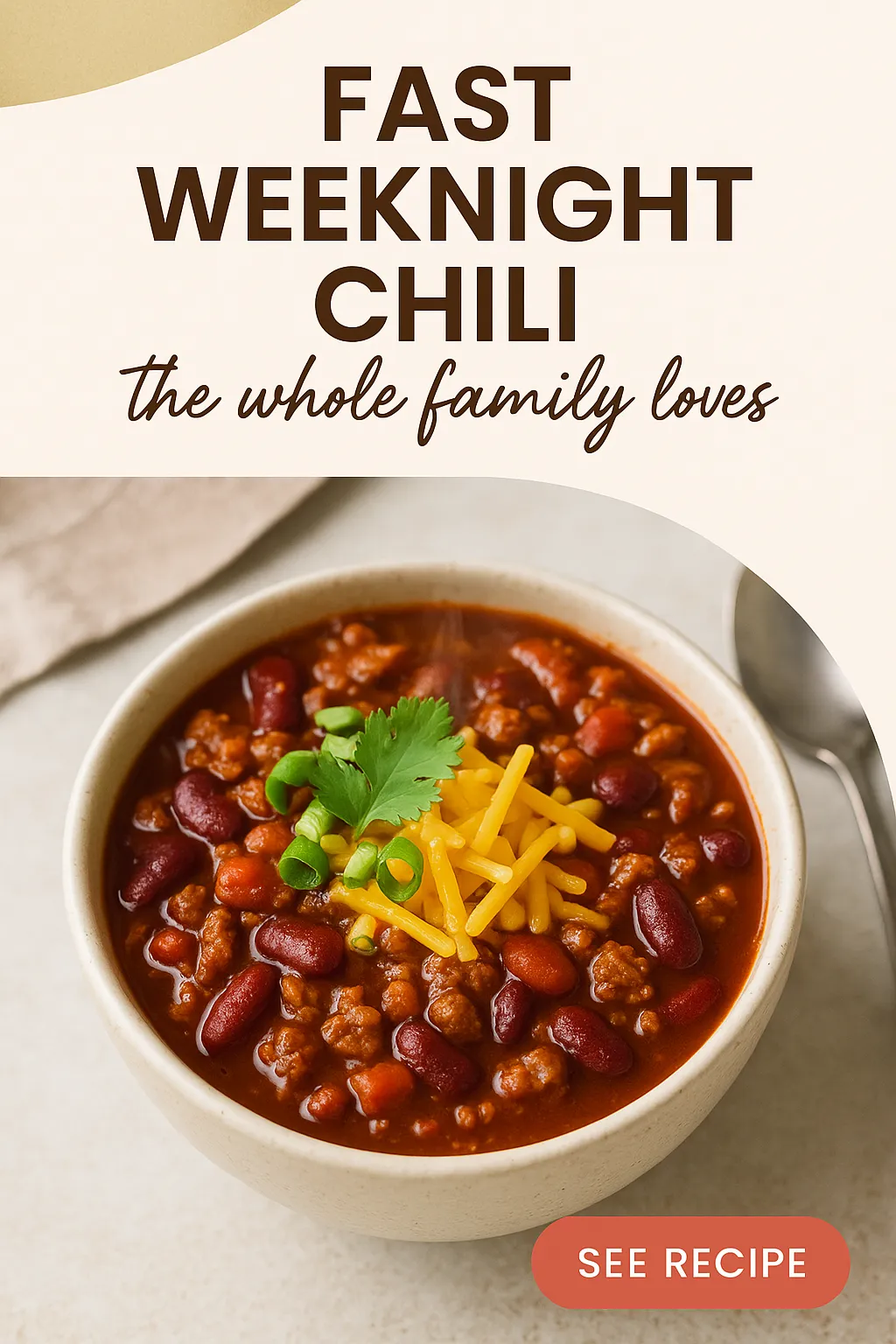Fast Weeknight Chili the Whole Family Loves