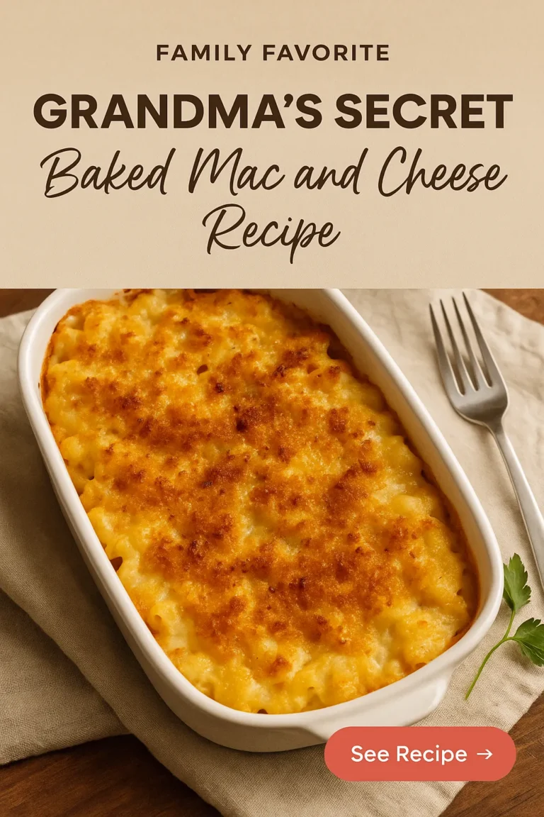 Grandma’s Secret Baked Mac and Cheese Recipe