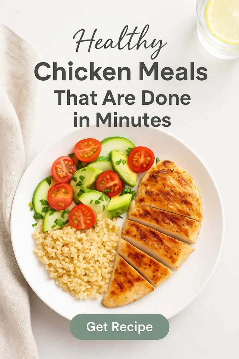 Healthy Chicken Meals That Are Done in Minutes