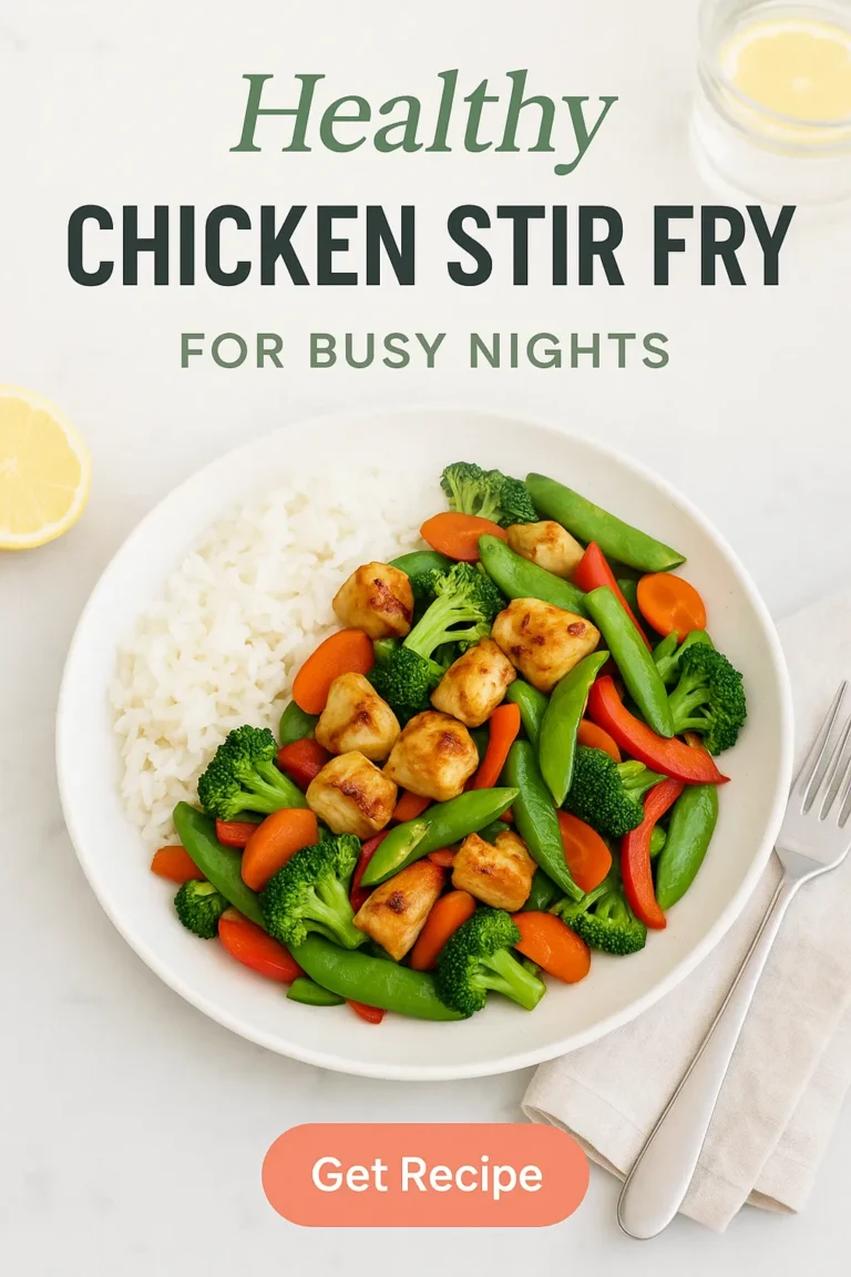 Healthy Chicken Stir Fry for Busy Nights