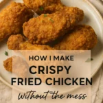 How I Make Crispy Fried Chicken Without the Mess