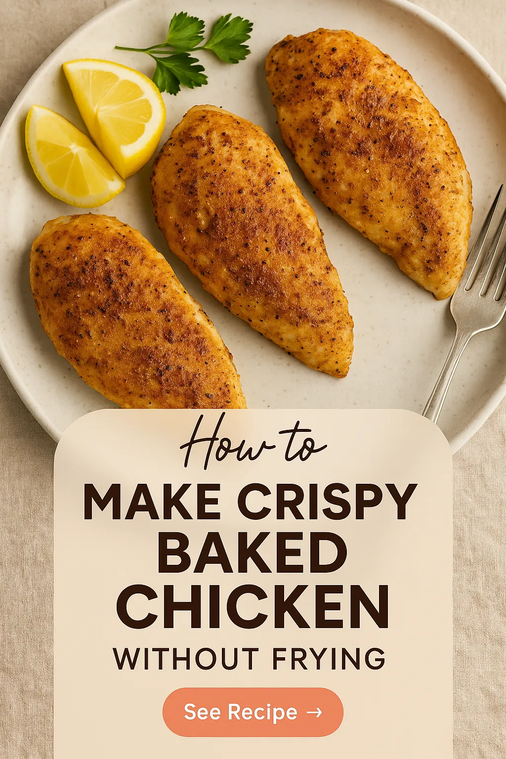 How to Make Crispy Baked Chicken Without Frying