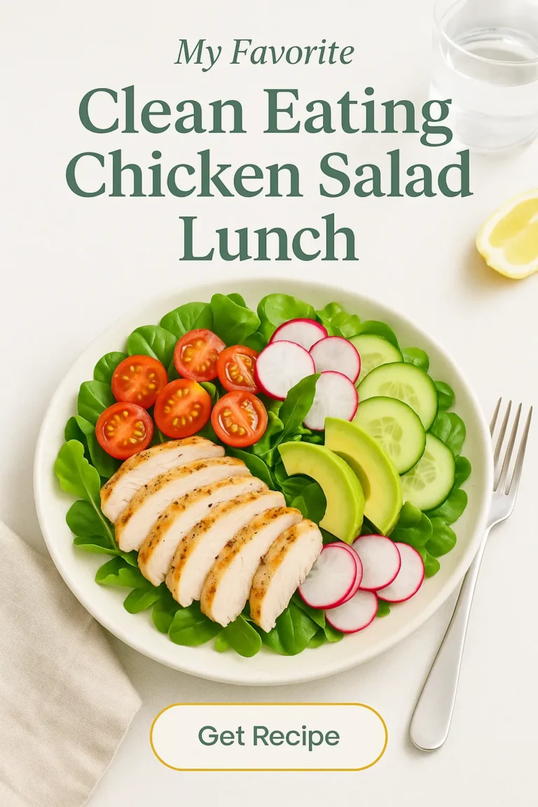 My Favorite Clean Eating Chicken Salad Lunch