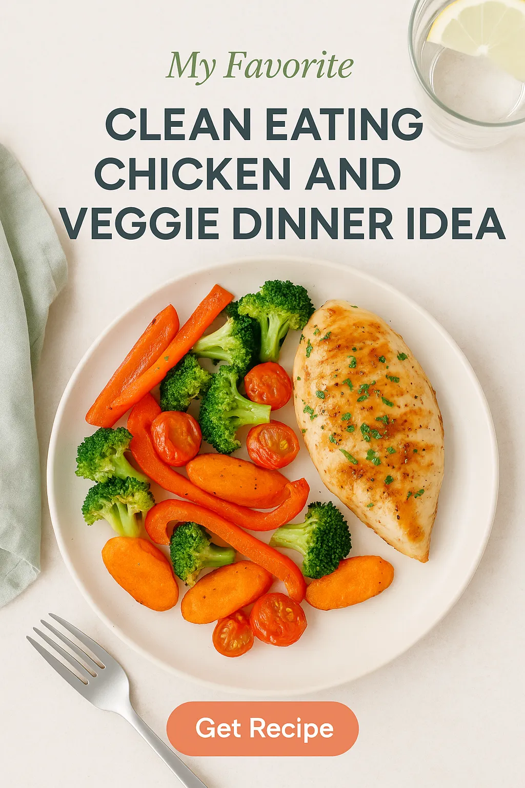 My Favorite Clean Eating Chicken and Veggie Dinner Idea