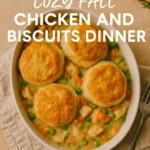 My Favorite Cozy Fall Chicken and Biscuits Dinner
