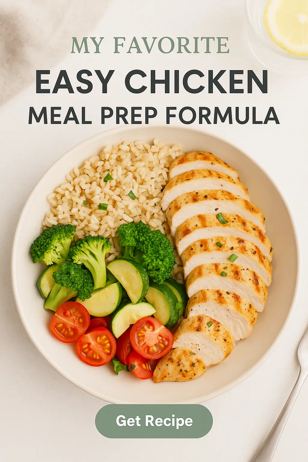My Favorite Easy Chicken Meal Prep Formula