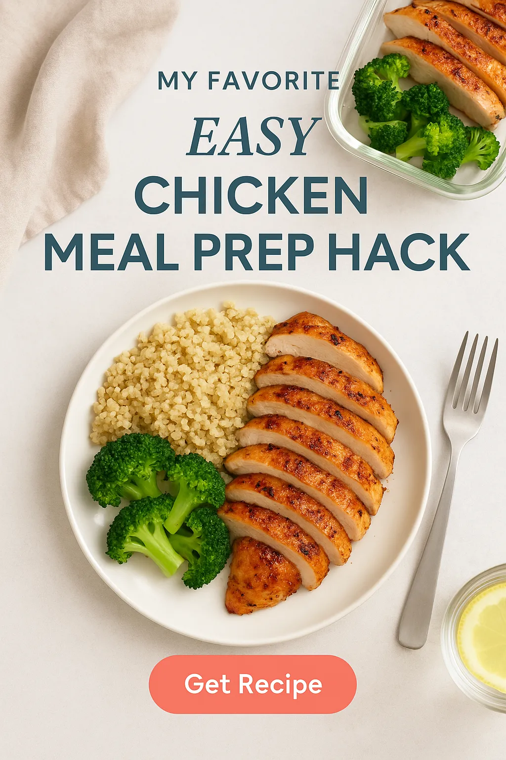 My Favorite Easy Chicken Meal Prep Hack