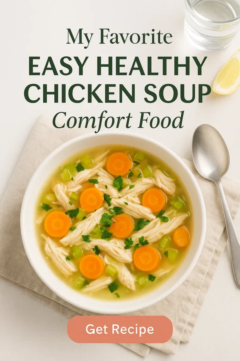 My Favorite Easy Healthy Chicken Soup Comfort Food