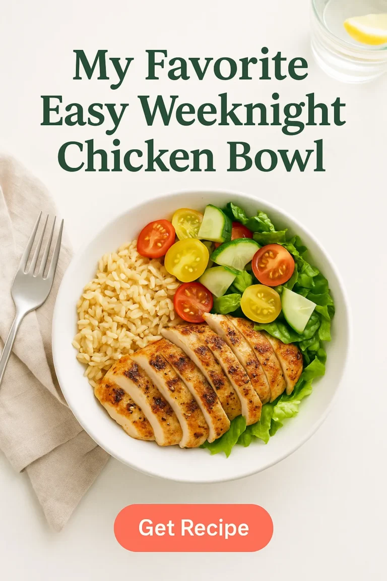 My Favorite Easy Weeknight Chicken Bowl
