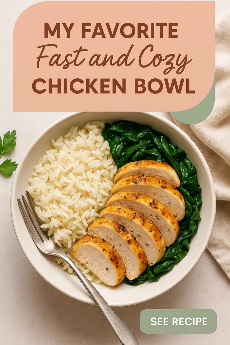My Favorite Fast and Cozy Chicken Bowl