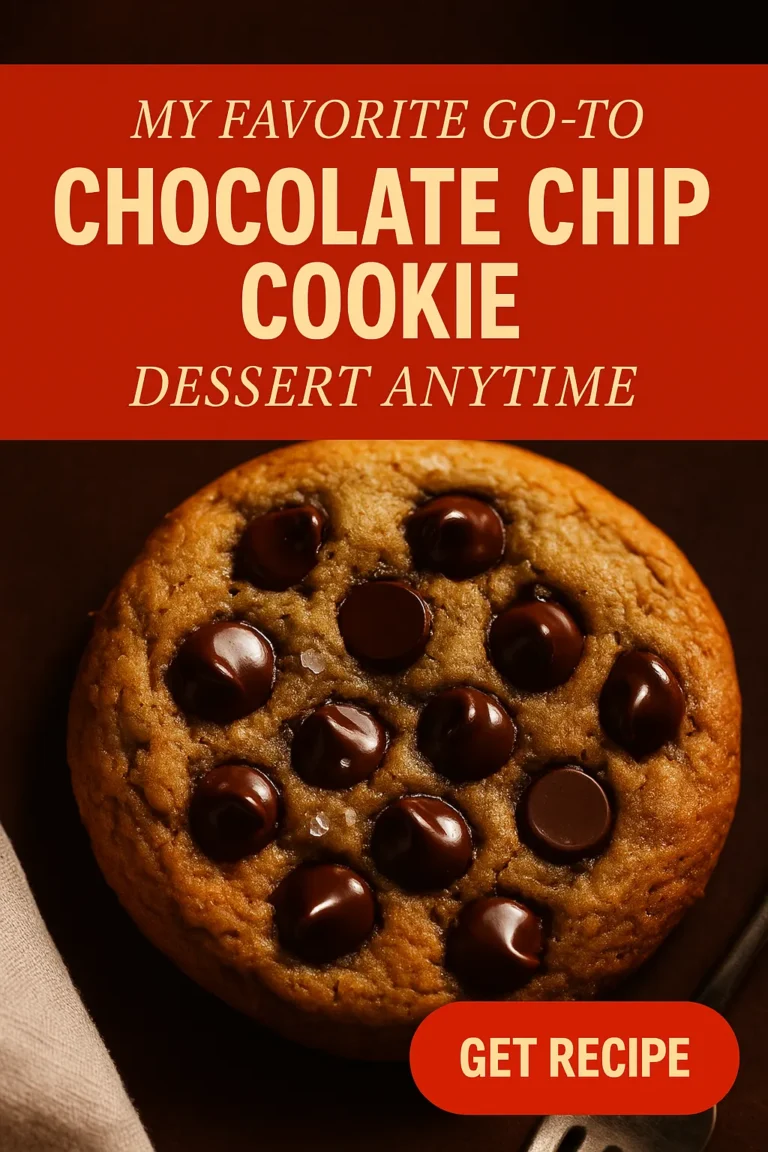 My Favorite Go To Chocolate Chip Cookie Dessert Anytime