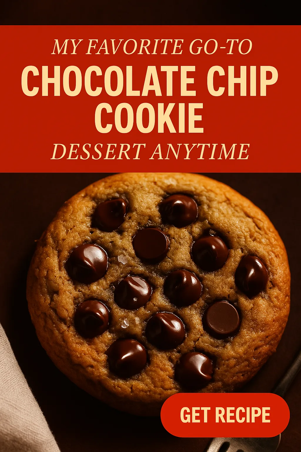 My Favorite Go To Chocolate Chip Cookie Dessert Anytime