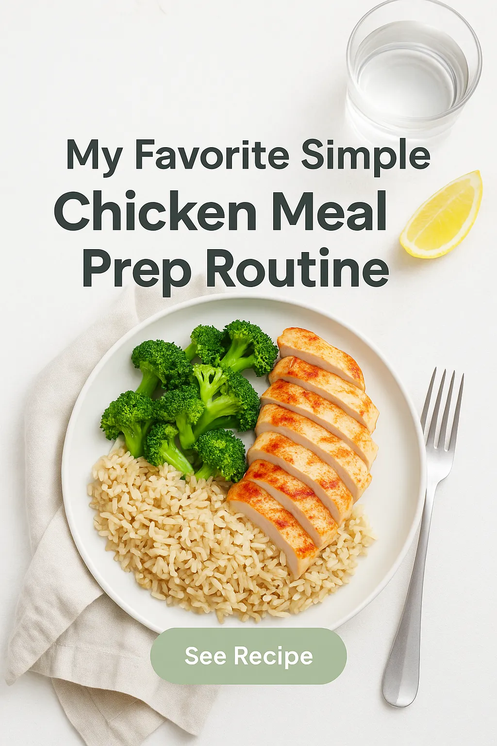 My Favorite Simple Chicken Meal Prep Routine