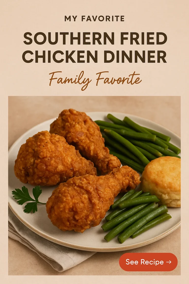 My Favorite Southern Fried Chicken Dinner