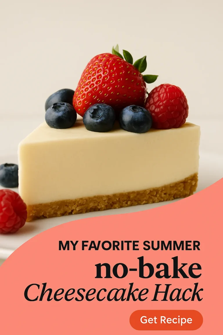 My Favorite Summer No Bake Cheesecake Hack