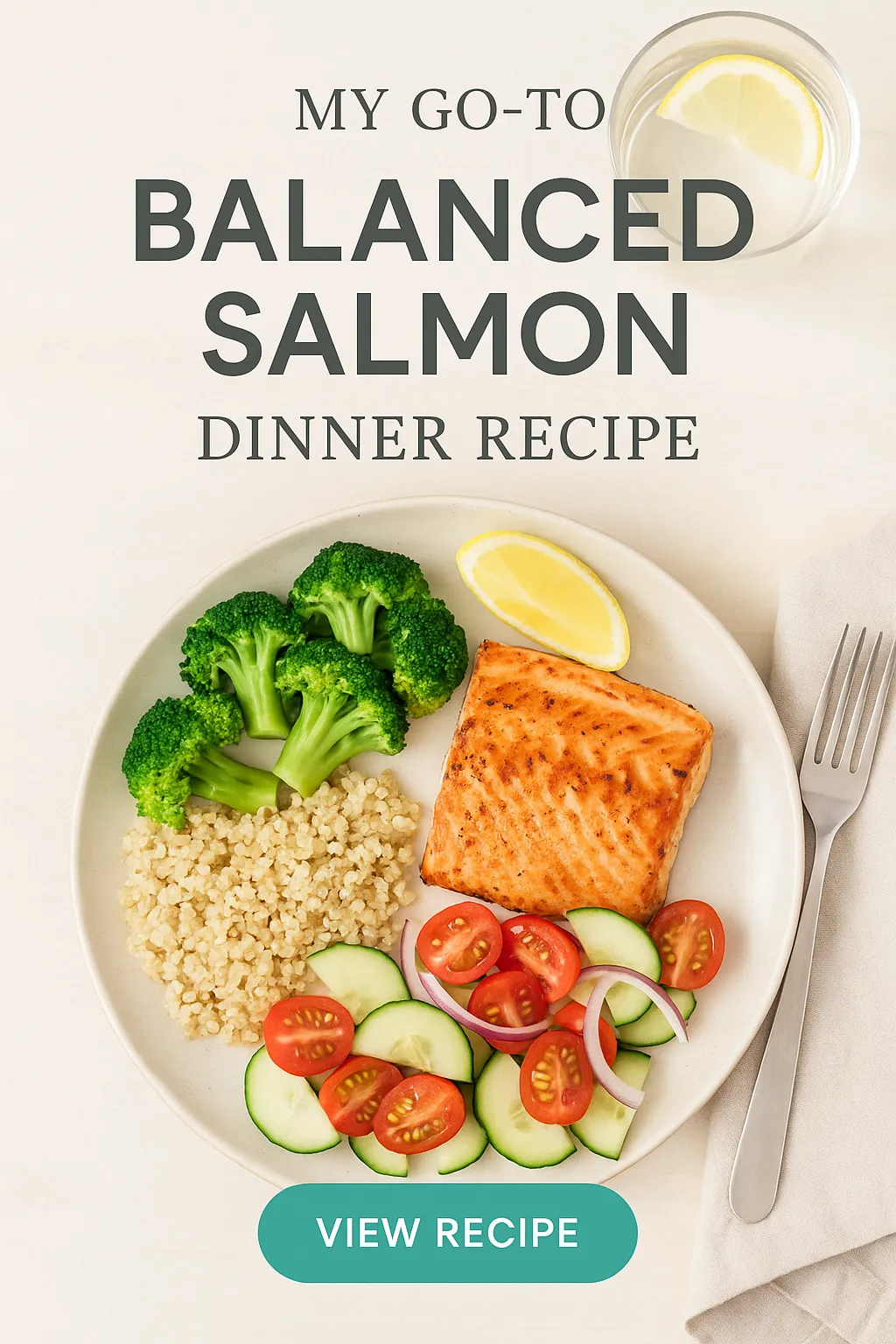 My Go To Balanced Salmon Dinner Recipe