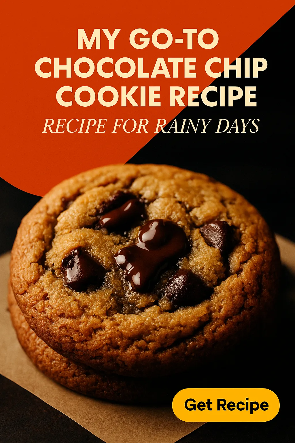 My Go To Chocolate Chip Cookie Recipe for Rainy Days
