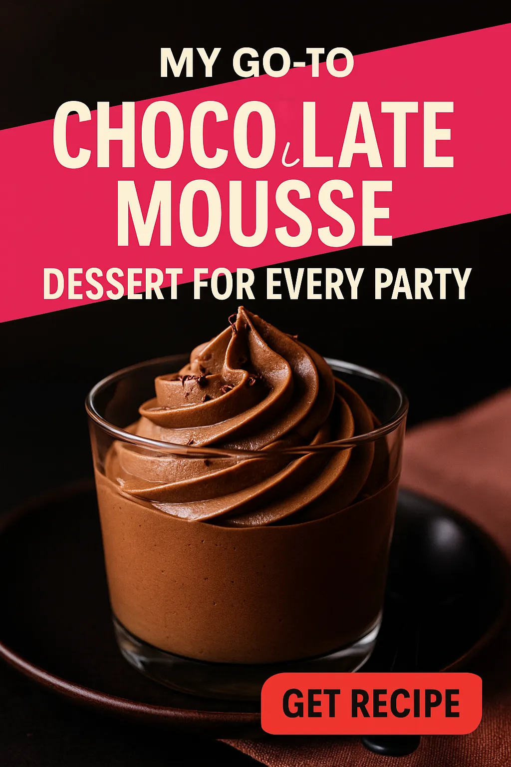 My Go To Chocolate Mousse Dessert for Every Party
