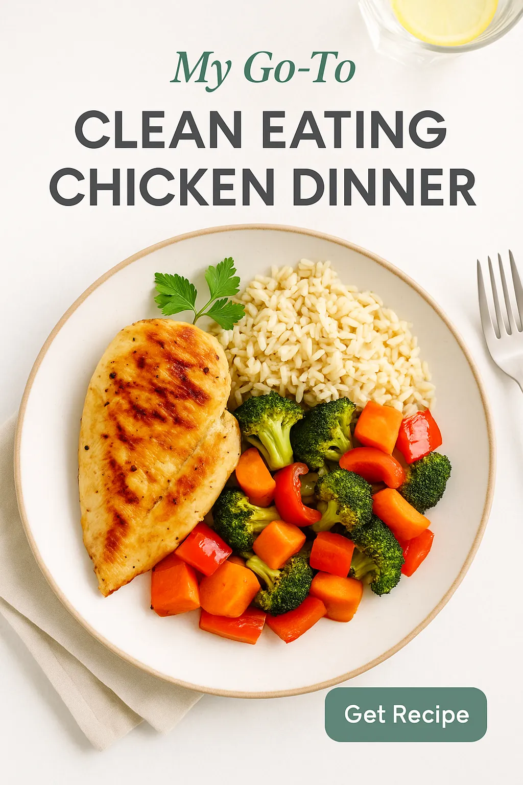 My Go To Clean Eating Chicken Dinner