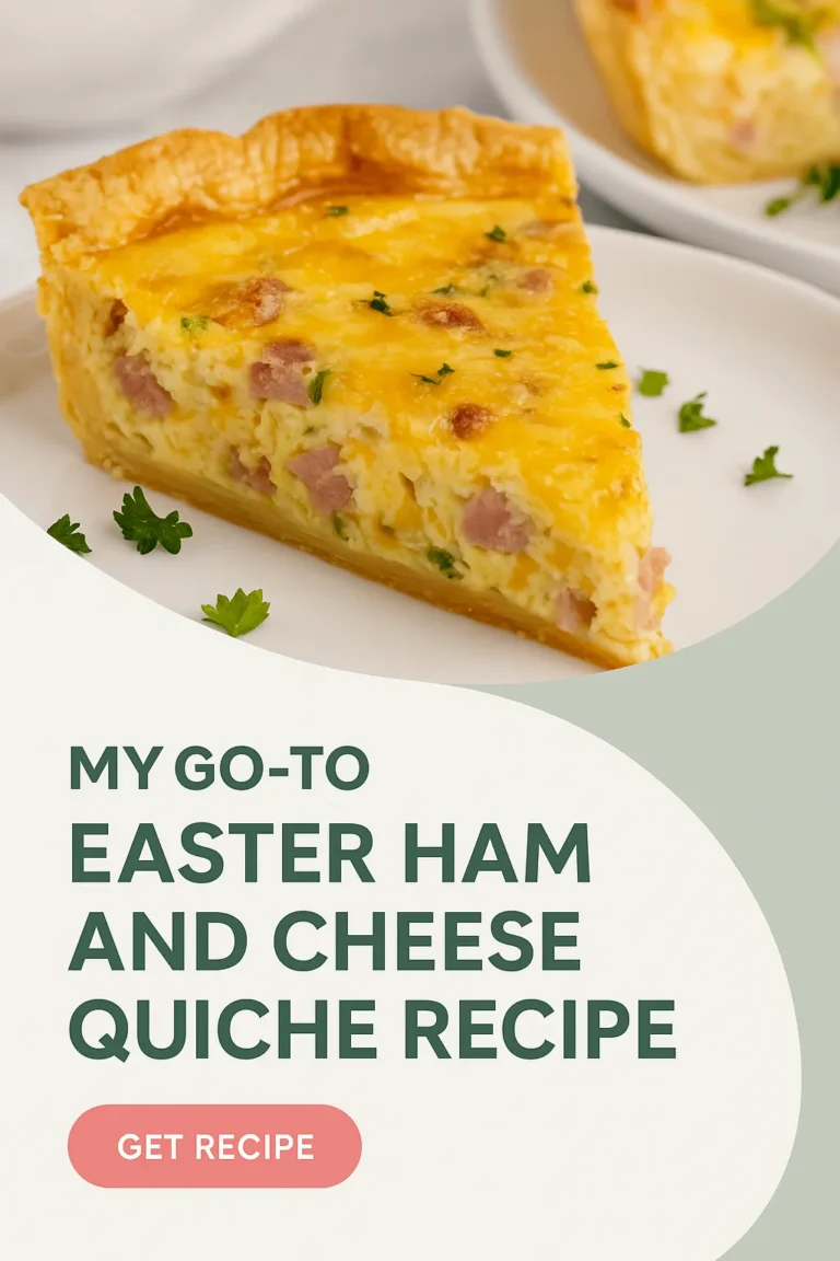 My Go To Easter Ham and Cheese Quiche Recipe