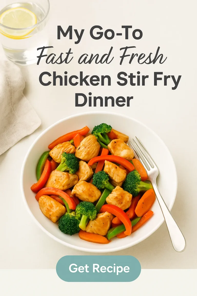 My Go To Fast and Fresh Chicken Stir Fry Dinner