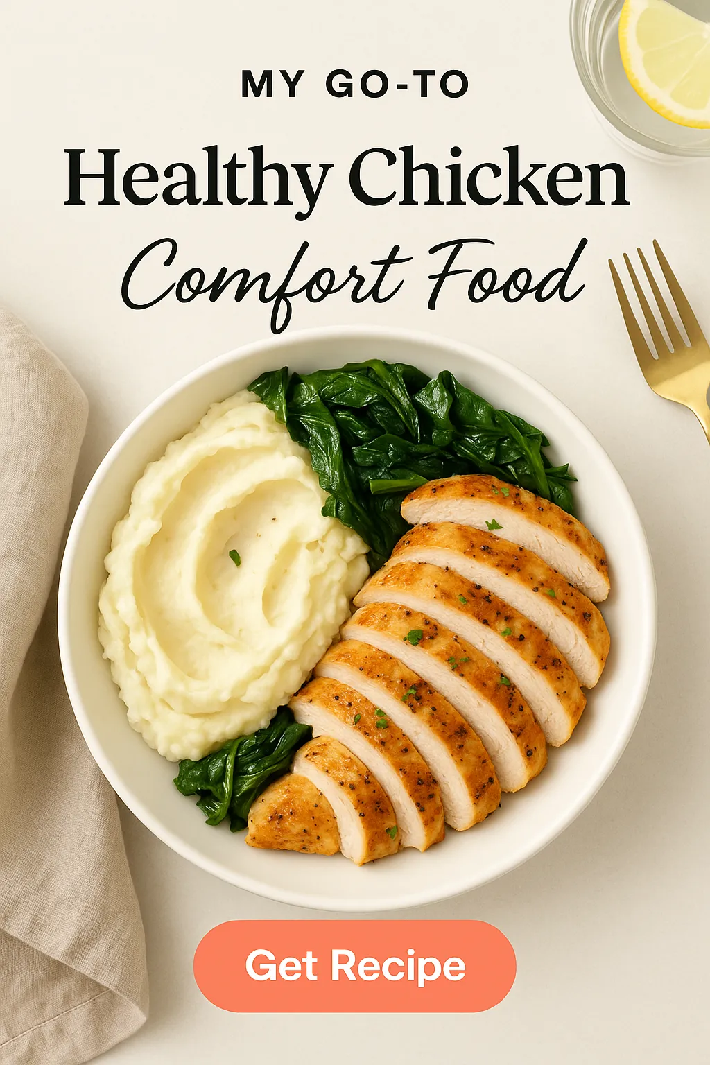 My Go To Healthy Chicken Comfort Food