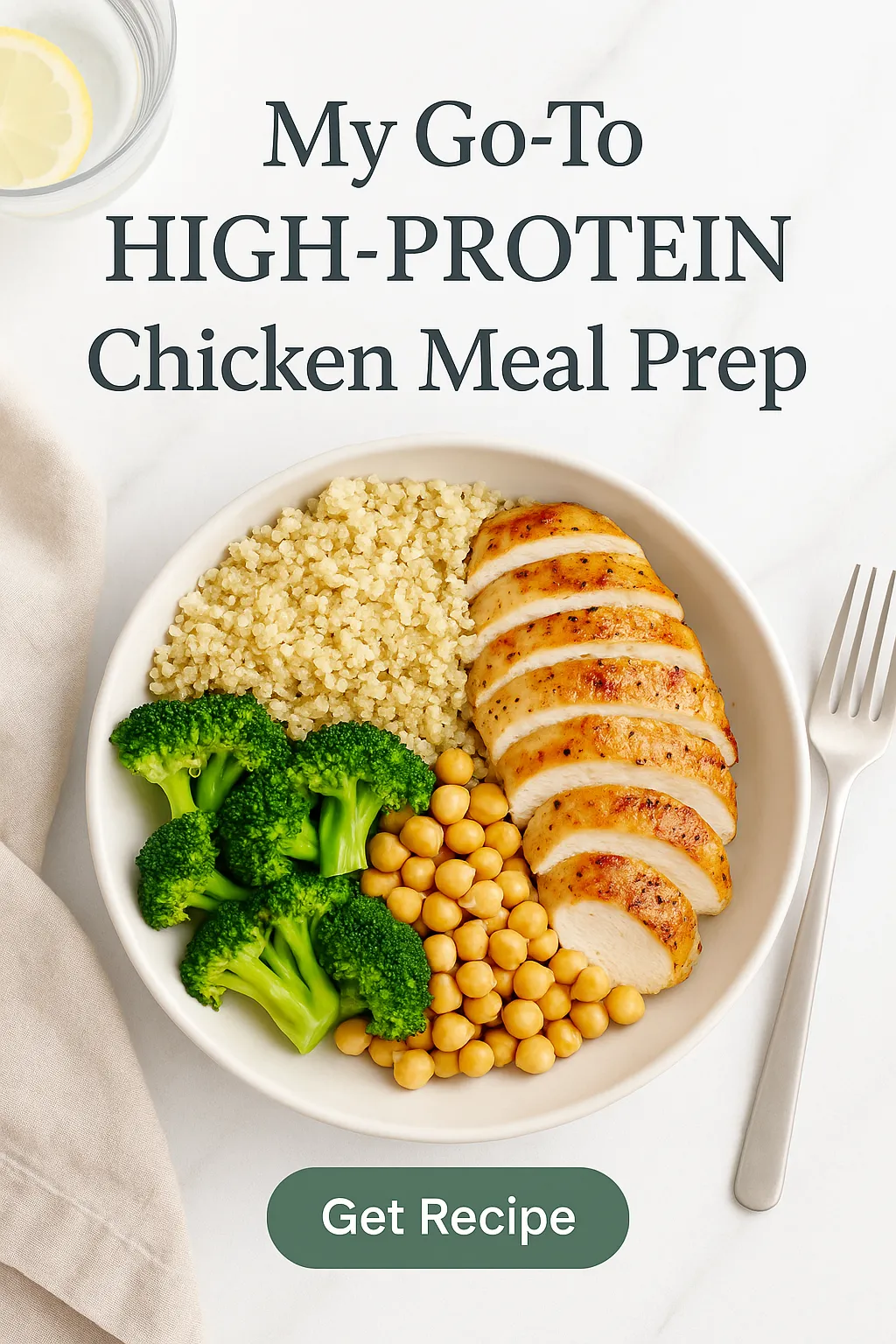 My Go To High Protein Chicken Meal Prep