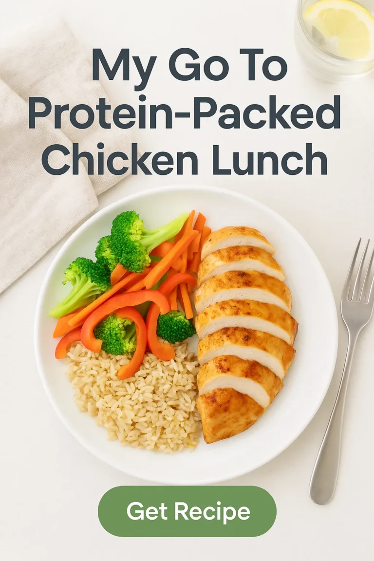 My Go To Protein Packed Chicken Lunch