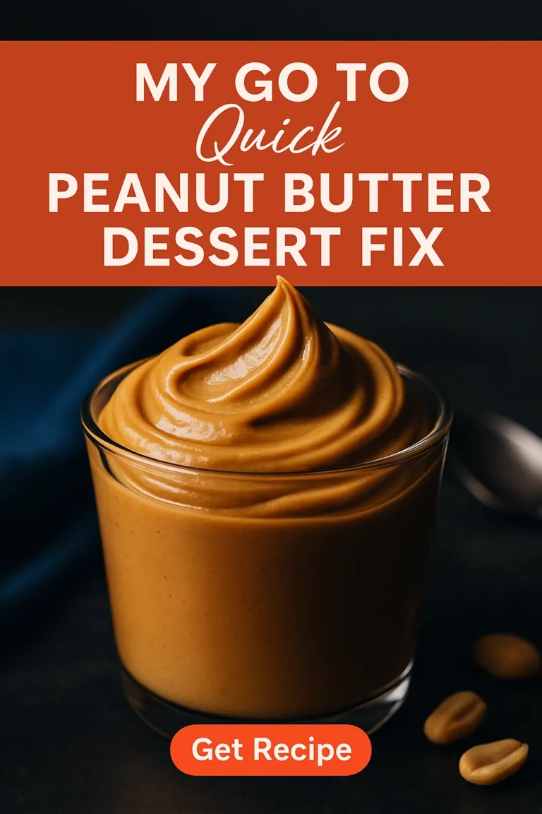 My Go To Quick Peanut Butter Dessert Fix