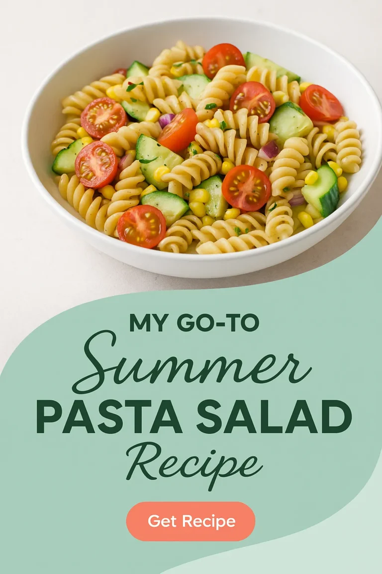 My Go To Summer Pasta Salad Recipe