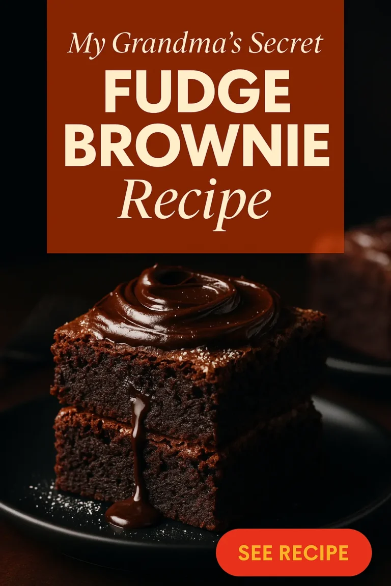 My Grandma’s Secret Fudge Brownie Recipe