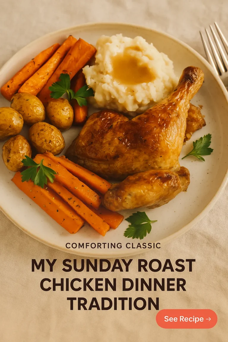 My Sunday Roast Chicken Dinner Tradition
