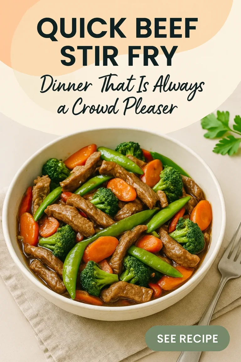 Quick Beef Stir Fry Dinner That Is Always a Crowd Pleaser
