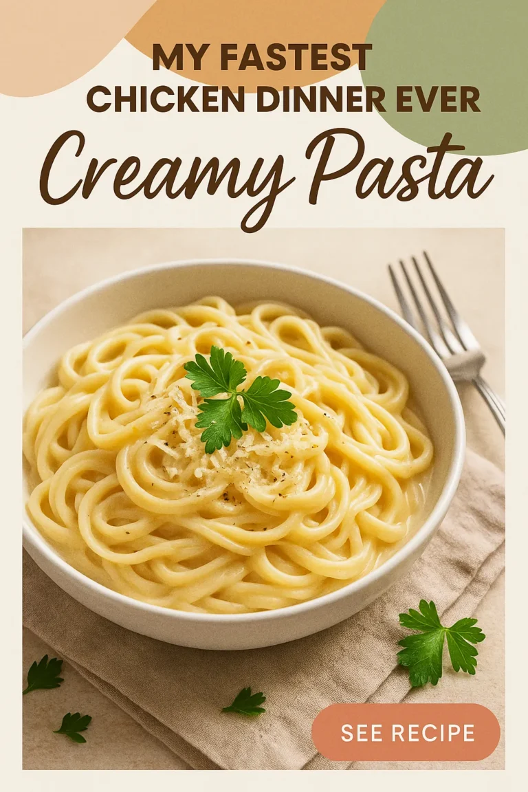 Quick Creamy Pasta Dinner That Never Fails