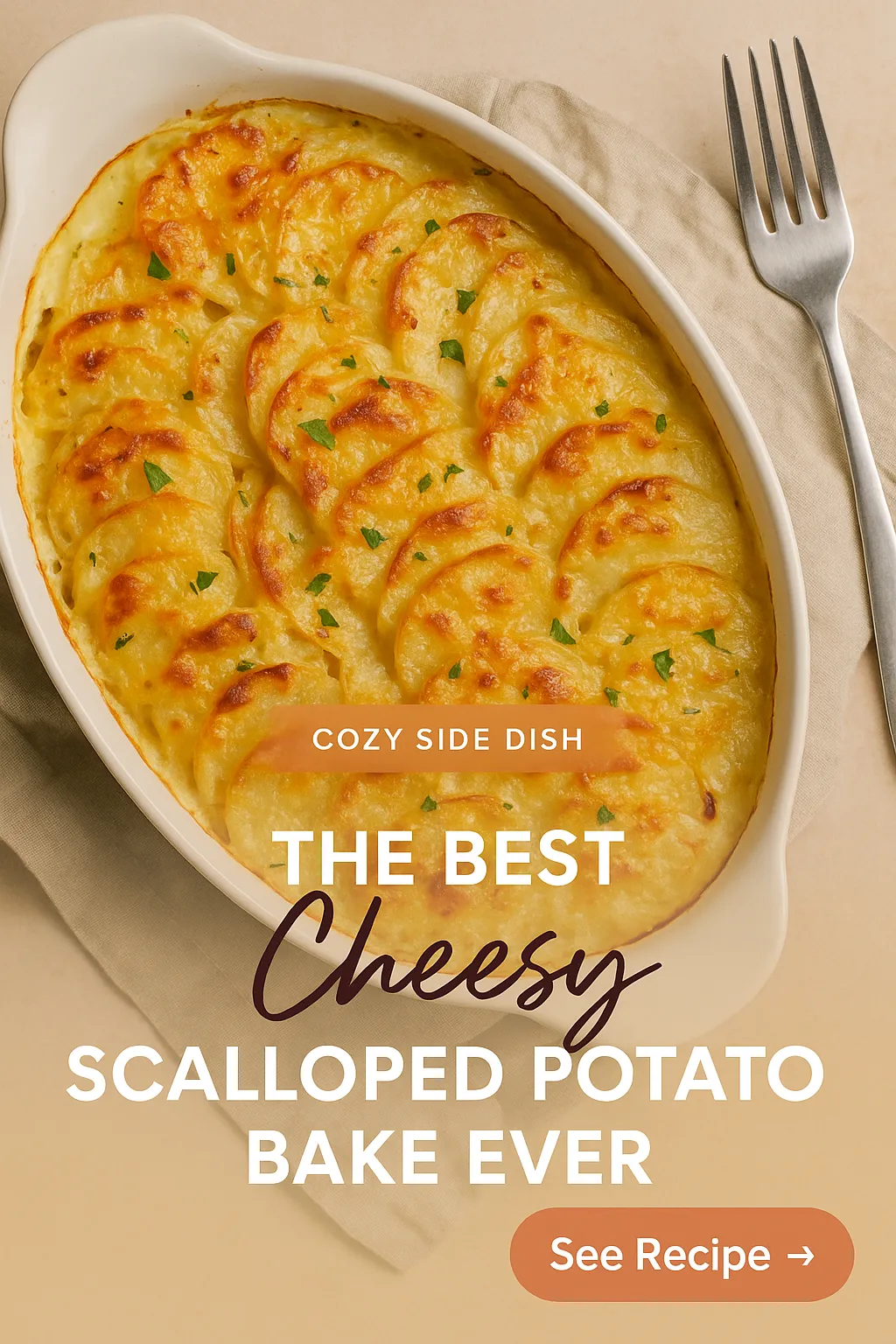 The Best Cheesy Scalloped Potato Bake Ever