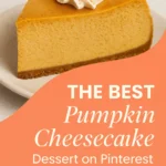 The Best Pumpkin Cheesecake Dessert on Pinterest