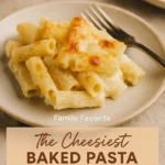 The Cheesiest Baked Pasta Alfredo Ever