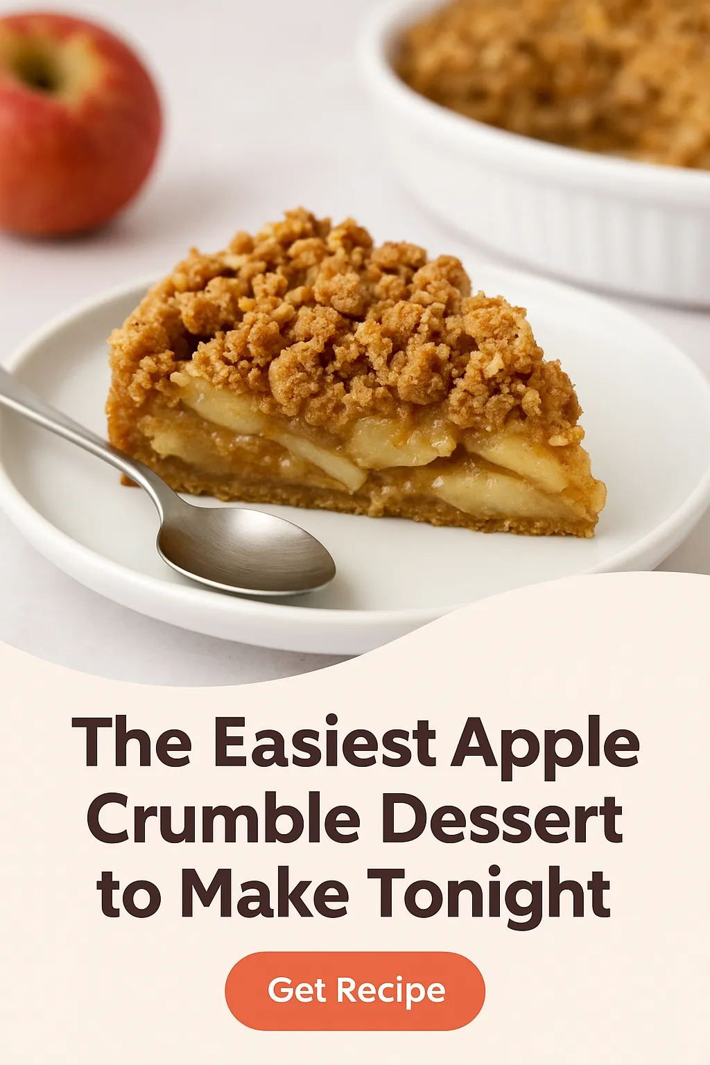 The Easiest Apple Crumble Dessert to Make Tonight