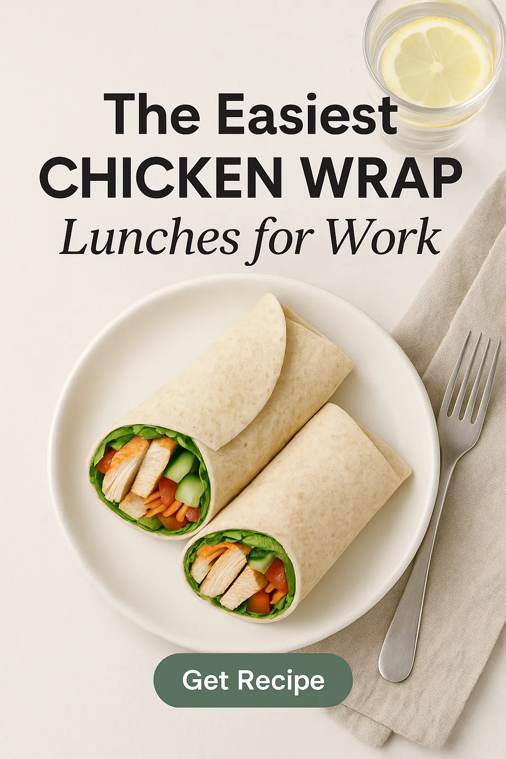 The Easiest Chicken Wrap Lunches for Work