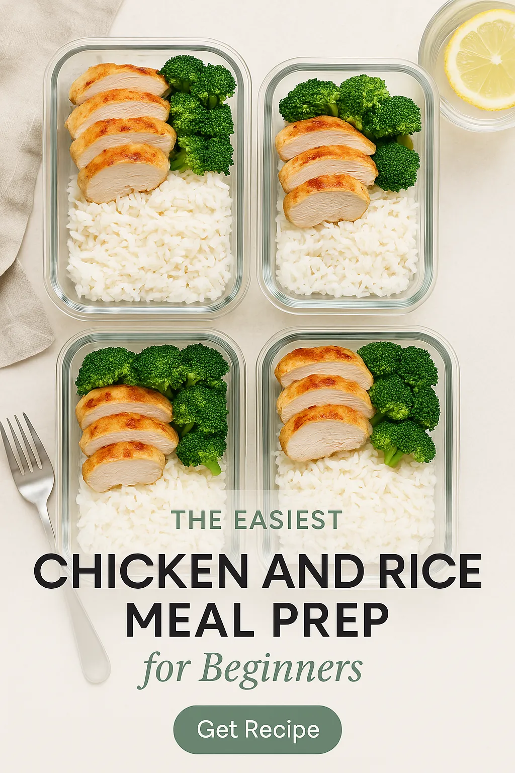 The Easiest Chicken and Rice Meal Prep for Beginners