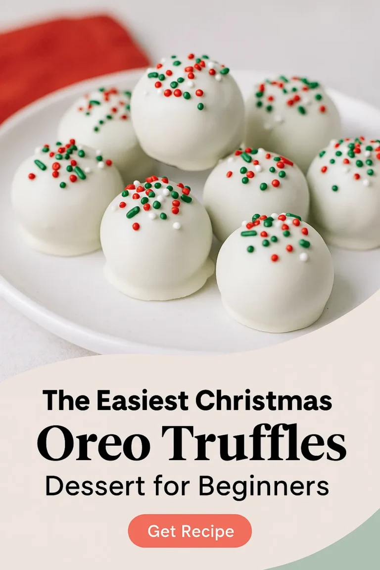 The Easiest Christmas Oreo Truffles Dessert for Beginners