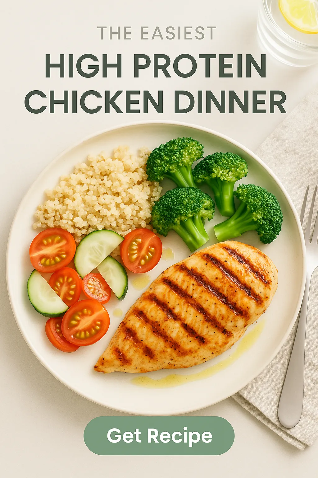 The Easiest High Protein Chicken Dinner