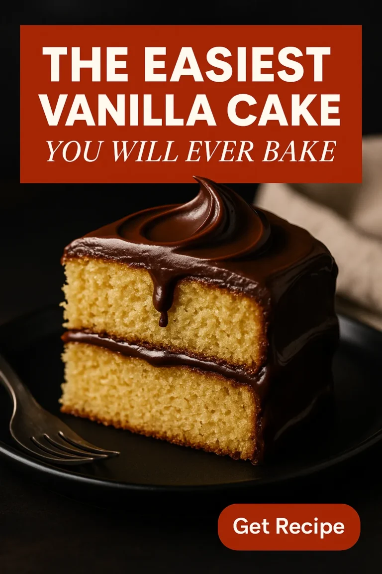 The Easiest Vanilla Cake You Will Ever Bake