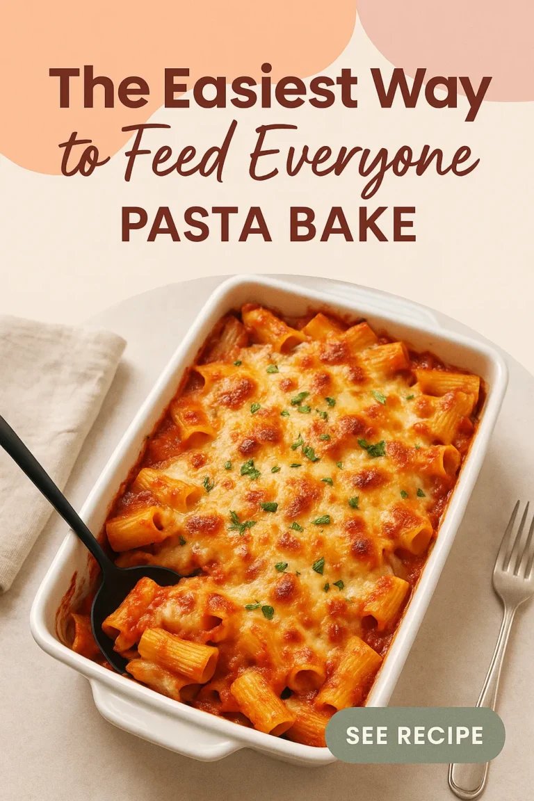 The Easiest Way to Feed Everyone Pasta Bake