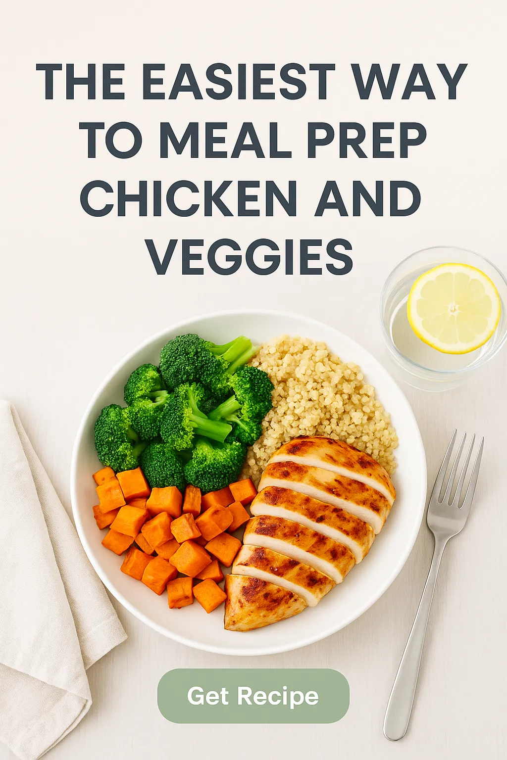 The Easiest Way to Meal Prep Chicken and Veggies