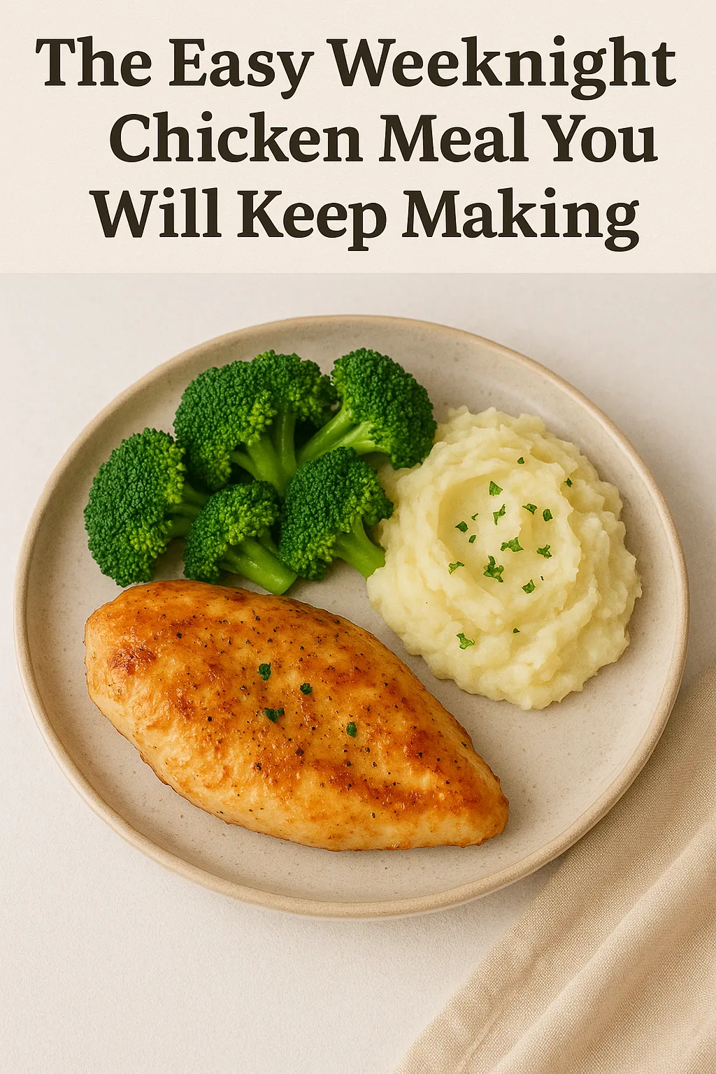 The Easy Weeknight Chicken Meal You Will Keep Making